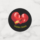 Boxing Ghandschoenen Design Table Confetti (Kleine voorkant)