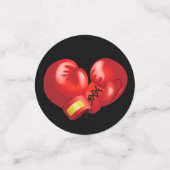 Boxing Ghandschoenen Design Table Confetti (Kleine voorkant)