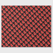 Boxing Ghandschoenen Design Wrapping Paper Cadeaupapier (Vlak)