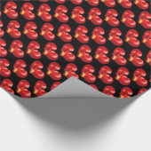 Boxing Ghandschoenen Design Wrapping Paper Cadeaupapier (Hoek)