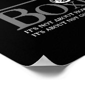 Boxing Ghandschoenen, geboren tot gevechts Poster (Hoek)