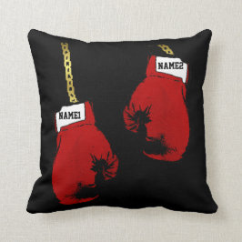 Boxing Ghandschoenen Gepersonaliseerd Kussen