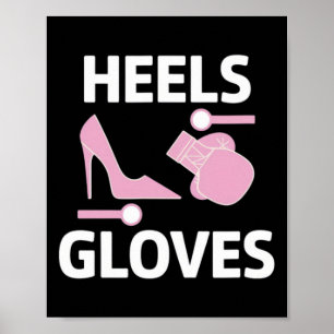 Boxing Girl Boxer Vrouw Coach Combat Sport Traine Poster