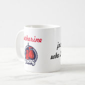 Boxing Girl Koffiemok (Voorkant links)