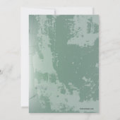 Boxing Glove Birthday Party Invitation Kaart (Achterkant)