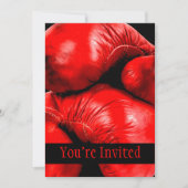 Boxing Glove Boxer Grunge Style Kaart (Voorkant)