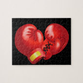Boxing Glove Design Jigzaag Puzzle Legpuzzel (Horizontaal)