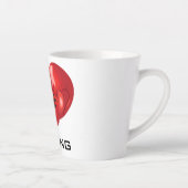 Boxing Glove Design Latte Cup Latte Mok (Rechts)