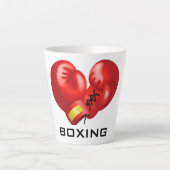 Boxing Glove Design Latte Cup Latte Mok (Voorkant)