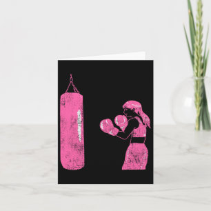 Boxing Glove Girl Boxer Coach Combat Sport Trainee Kaart