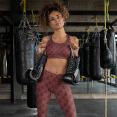 Boxing Glove Hanging Pattern  Sport Leggings