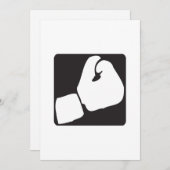 Boxing Glove Kaart (Voorkant / Achterkant)