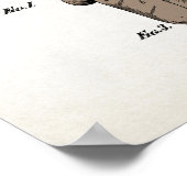 Boxing Glove Patent 1923 Poster (Hoek)