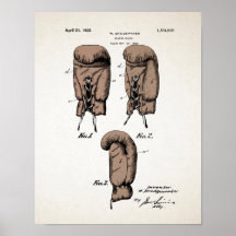  Boxing Glove Patent 1923 Poster