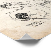 Boxing Glove Patent - Old look Poster (Hoek)