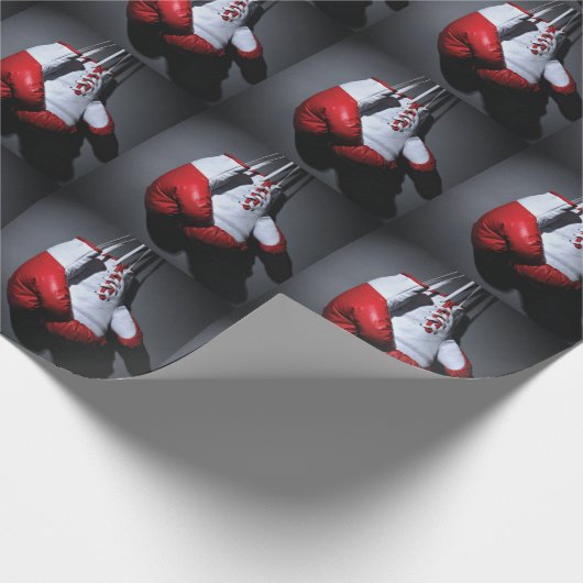 Boxing gloves cadeaupapier (Hoek)