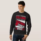 Boxing Gloves Coach Kickboxing MMA Workout Boxing  Trui (Voorkant volledig)