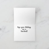 Boxing Gloves Design Christmas Card Kaart (Binnen)