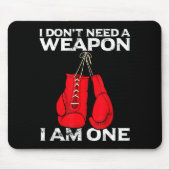 Boxing Gloves I Don't Need A Wean Combat Boxer  Muismat (Voorkant)
