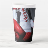 Boxing gloves latte mok (Voorkant)