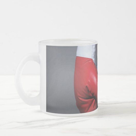 Boxing gloves  matglas koffiemok (Links)