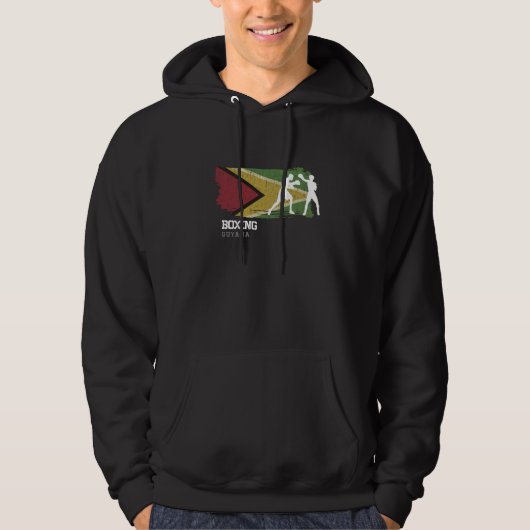 Boxing Guyana Combat Sports Fighter Boxing  1 Hoodie (Voorkant)
