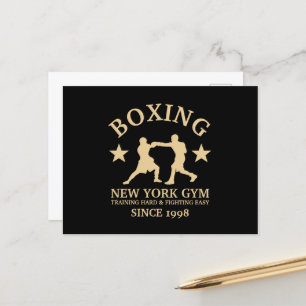 Boxing Gym, Pro Fighters Briefkaart