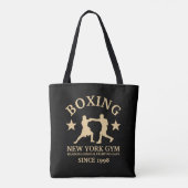 Boxing Gym, Pro Fighters Tote Bag (Achterkant)