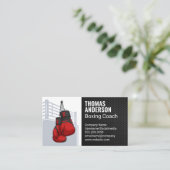 Boxing-handschoenen | Boxing Ring Visitekaartje (Staand voorkant)
