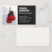 Boxing-handschoenen | Boxing Ring Visitekaartje (Voorkant / Achterkant)
