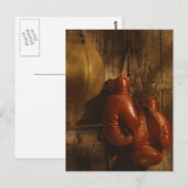 Boxing-handschoenen Briefkaart (Voorkant / Achterkant)