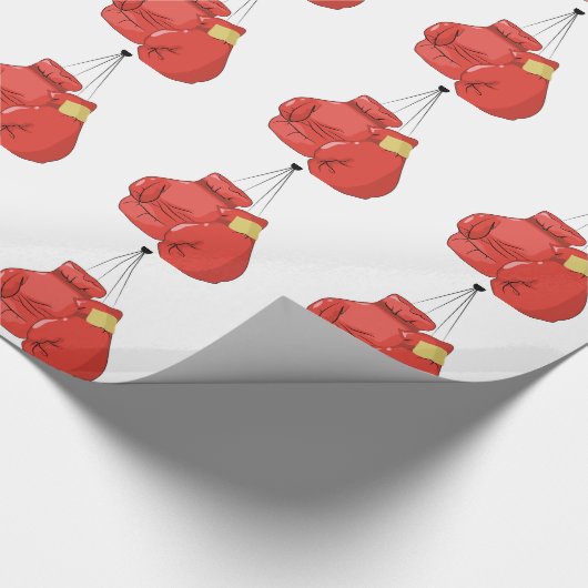 Boxing-handschoenen Cadeaupapier (Hoek)