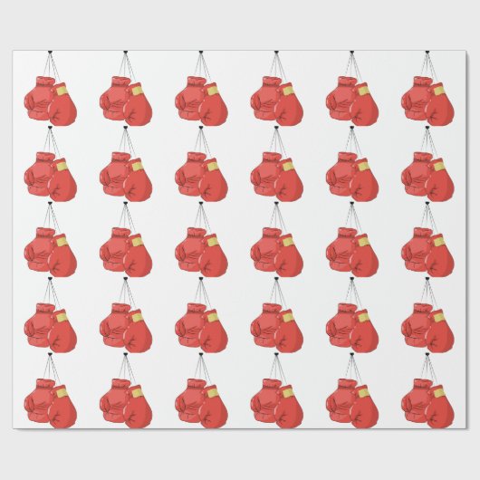 Boxing-handschoenen Cadeaupapier (Vlak)