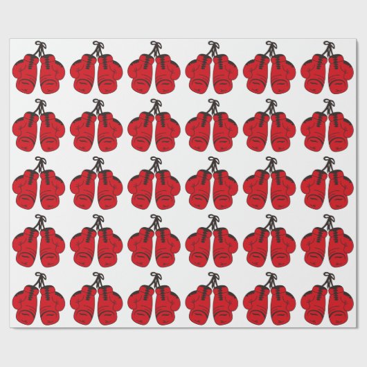 Boxing-handschoenen Cadeaupapier (Vlak)