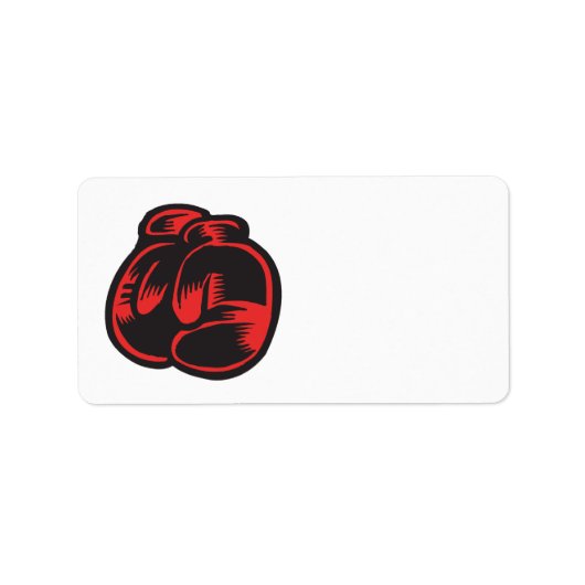 Boxing-handschoenen Etiket (Voorkant)