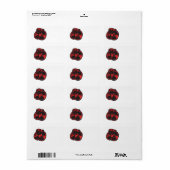 Boxing-handschoenen Etiket (Full Sheet)