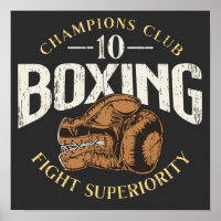 Boxing-handschoenen in nood