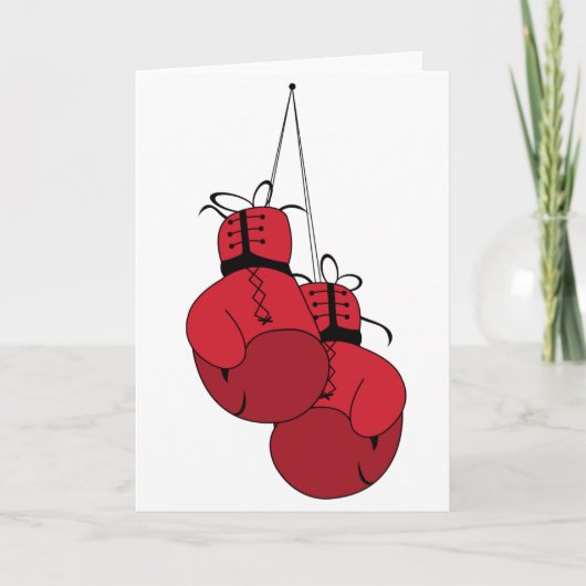 Boxing-handschoenen Kaart (Voorkant)