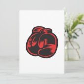 Boxing-handschoenen Kaart (Staand voorkant)