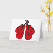 Boxing-handschoenen Kaart (Gele Bloem)