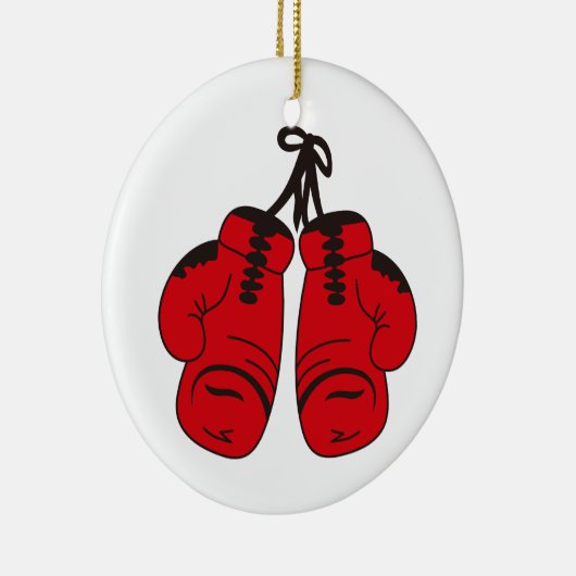 Boxing-handschoenen Keramisch Ornament (Rechts)