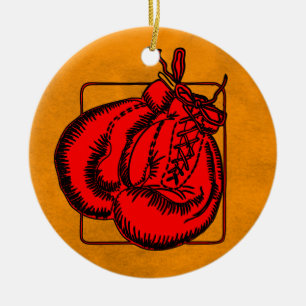 Boxing-handschoenen Keramisch Ornament