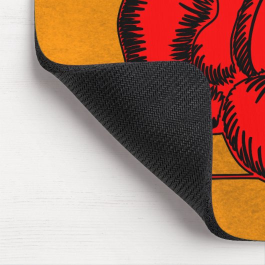 Boxing-handschoenen Muismat (Hoek)