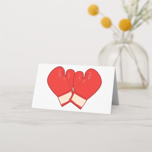 Boxing-handschoenen Plaatskaartje (Voorkant)