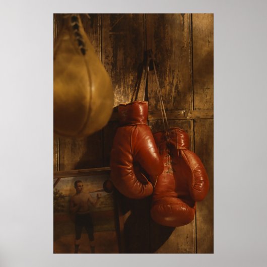 Boxing-handschoenen Poster (Voorkant)