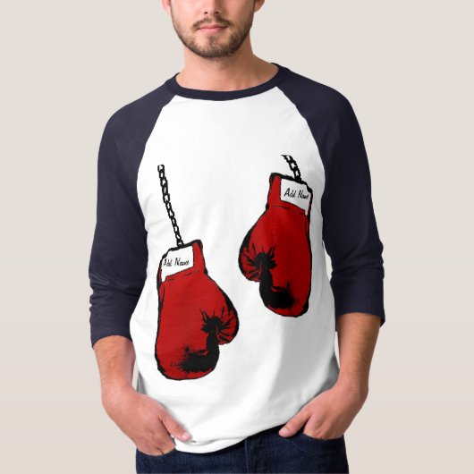 Boxing-handschoenen T-shirt (Voorkant)