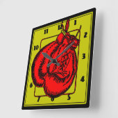 Boxing-handschoenen Vierkante Klok (Hoek)