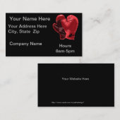 Boxing-handschoenen Visitekaartje (Voorkant / Achterkant)