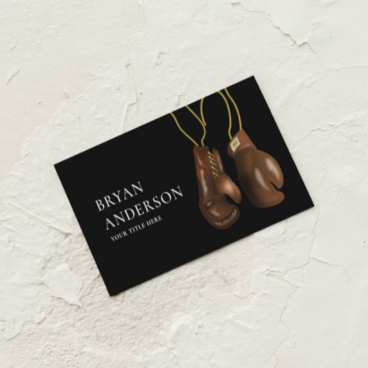 Boxing-handschoenen Visitekaartje