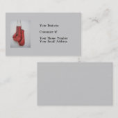 Boxing-handschoenen Visitekaartjes (Voorkant / Achterkant)